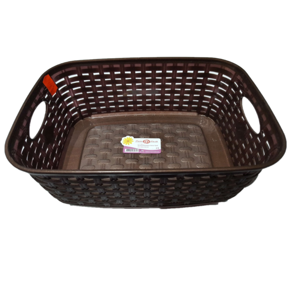 Bread basket, plastic, 25.5 x 18.5 x 9 cm